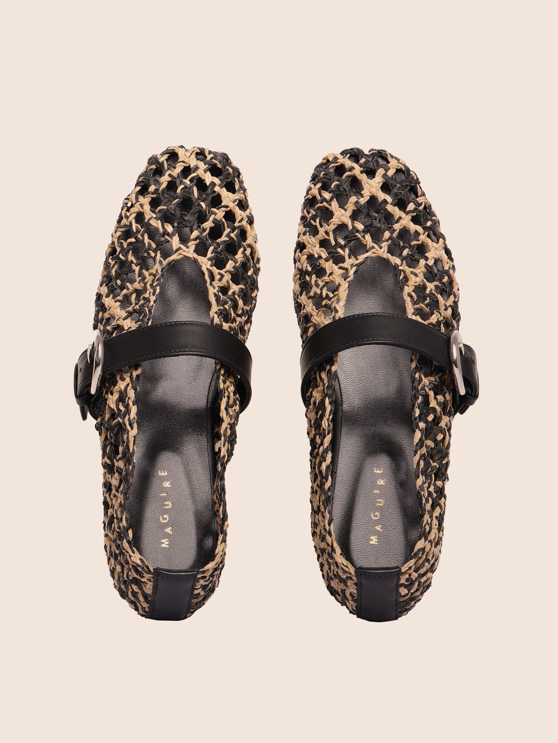 Aveiro Ballerine Woven Naturel
