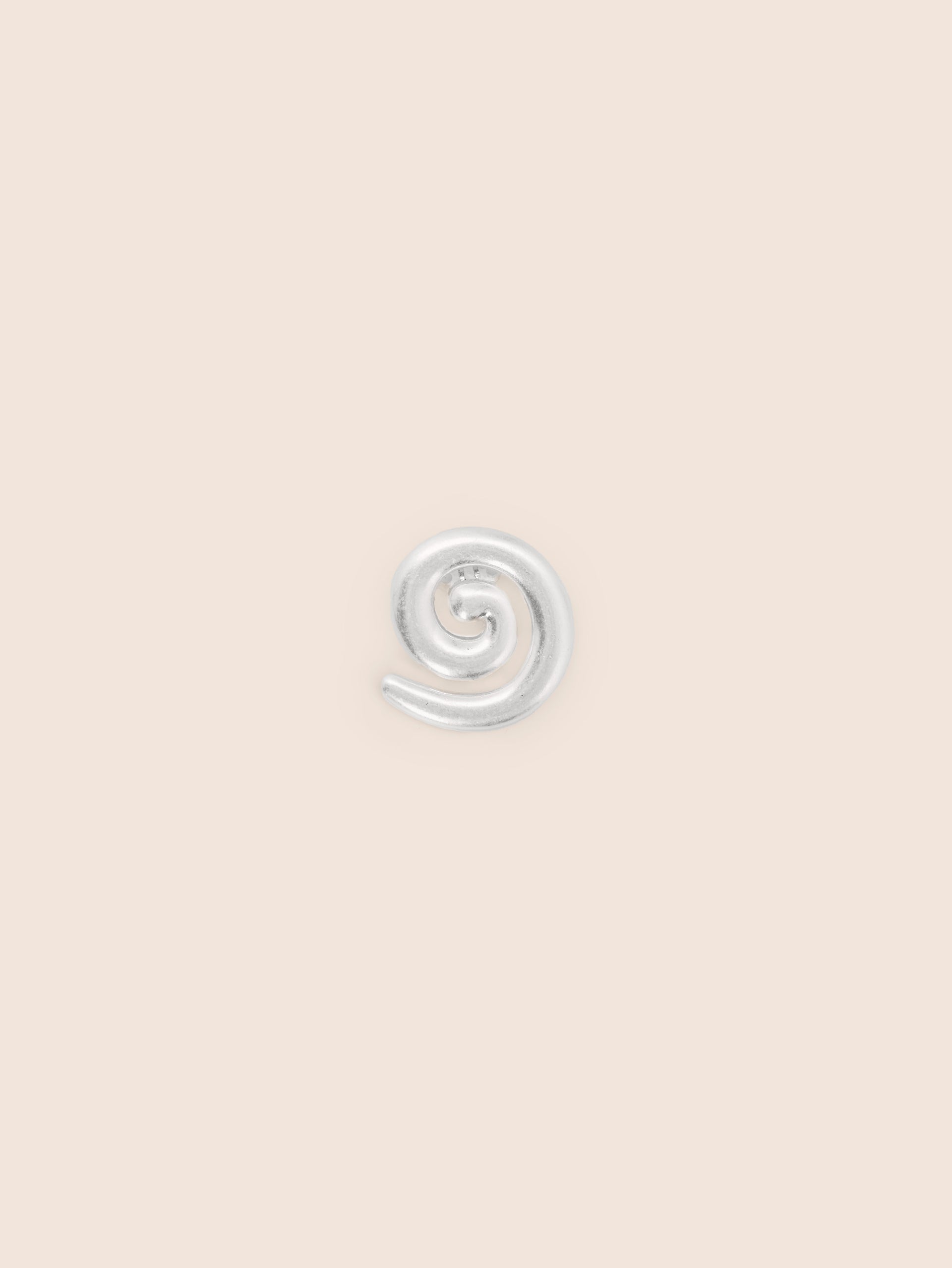 Swirl Clip Silver