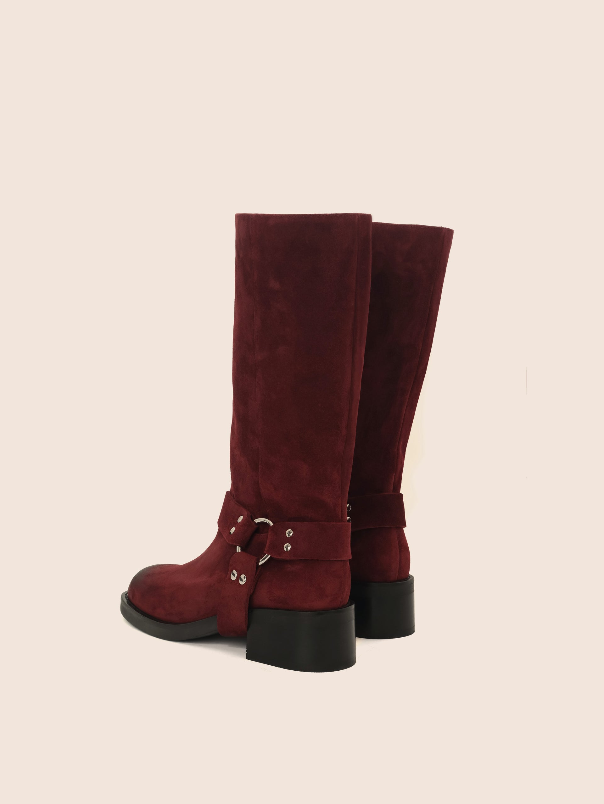 Lucca Cherry Suede Boot