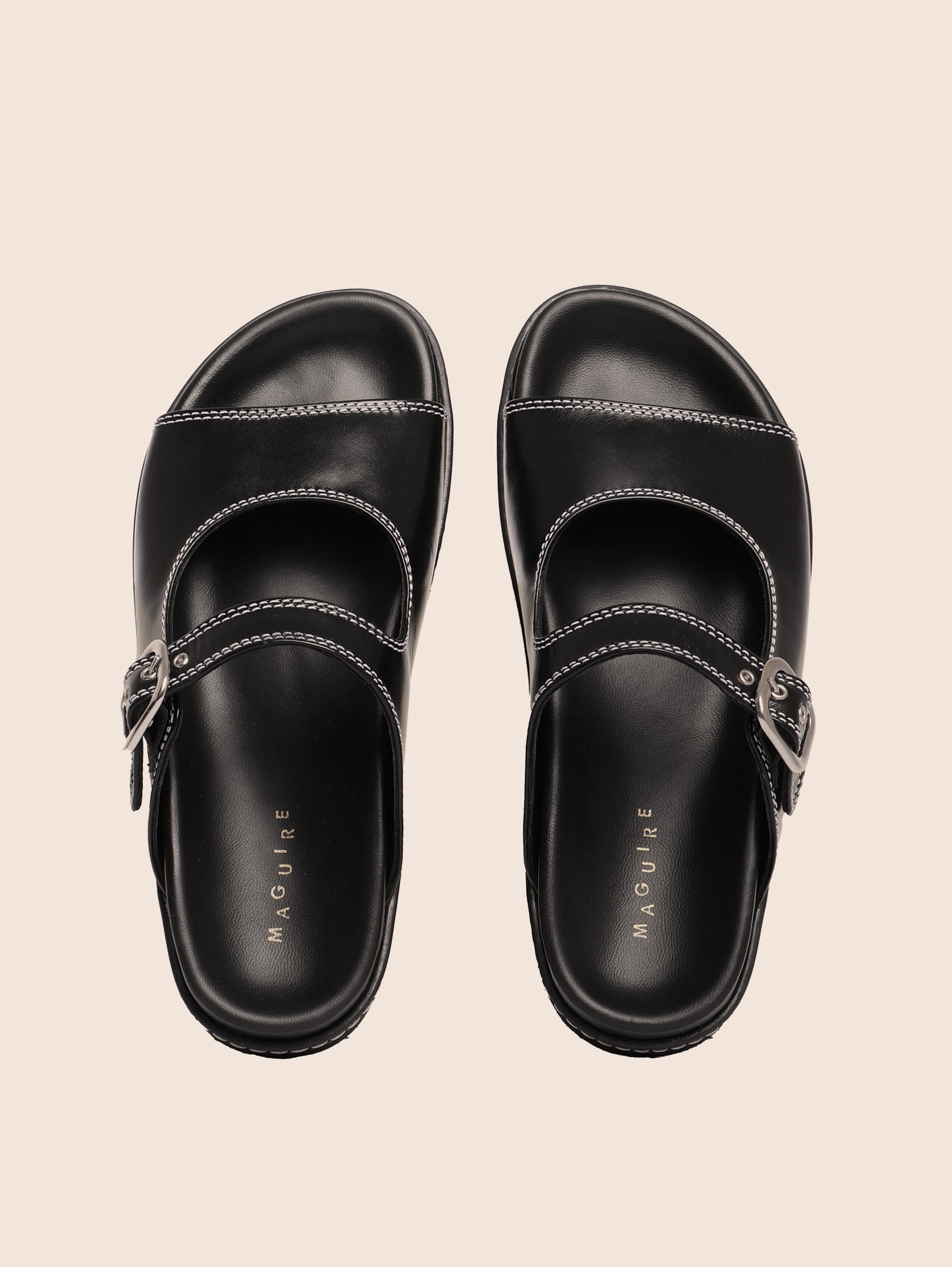 Madeira Black Sandal